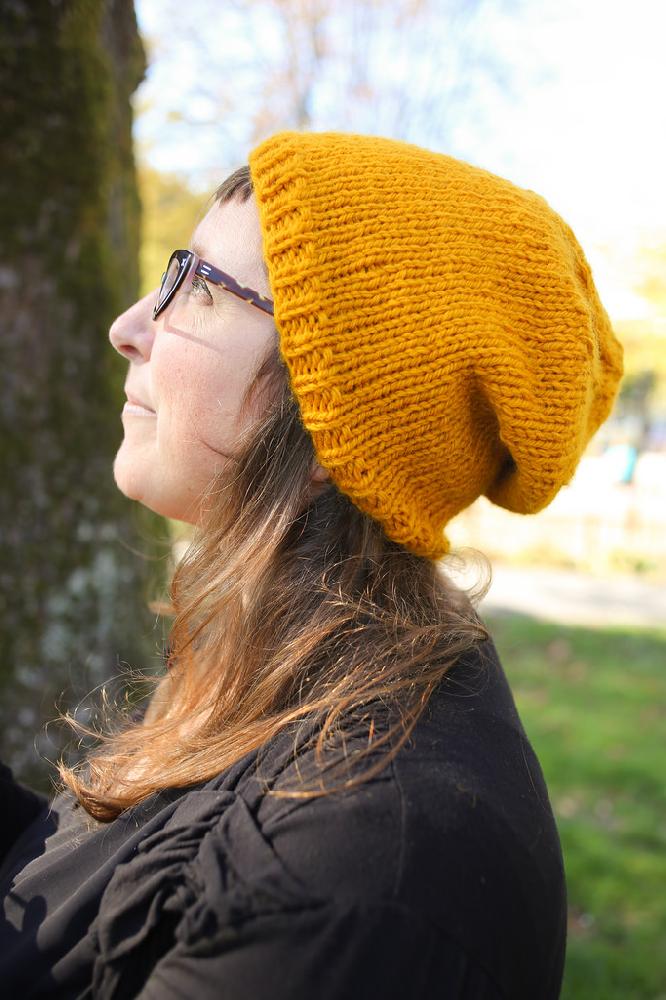 The Teach-Your-Friend-How-To-Knit-A-Hat Hat