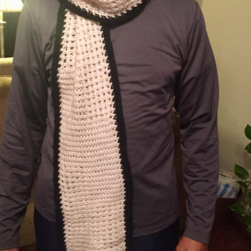 Tunisian Block Scarf