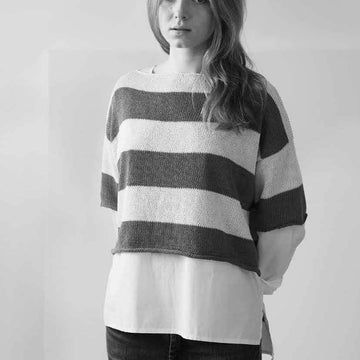 Capri Sweater in Erika Knight Studio Linen - Downloadable PDF