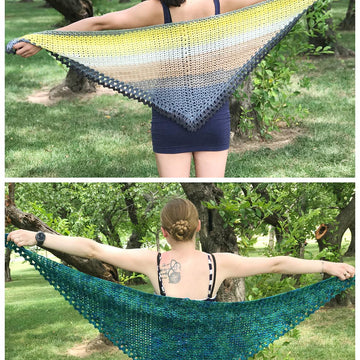 Makara Shawl CAL