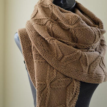 #279 Twisted Lattice Shawl