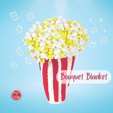 Popcorn Bouquet Crochet Blanket