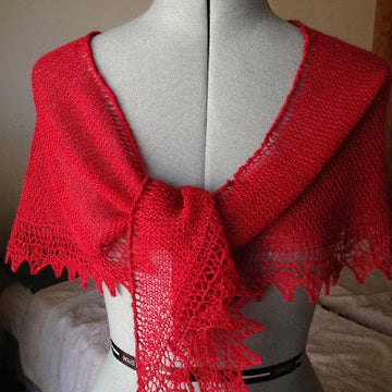 Dice Bay Crescent Scarf