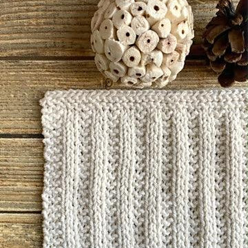 Keep It Straight-er Dishcloth