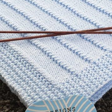 Baby blanket knitting pattern Iris - Rohan