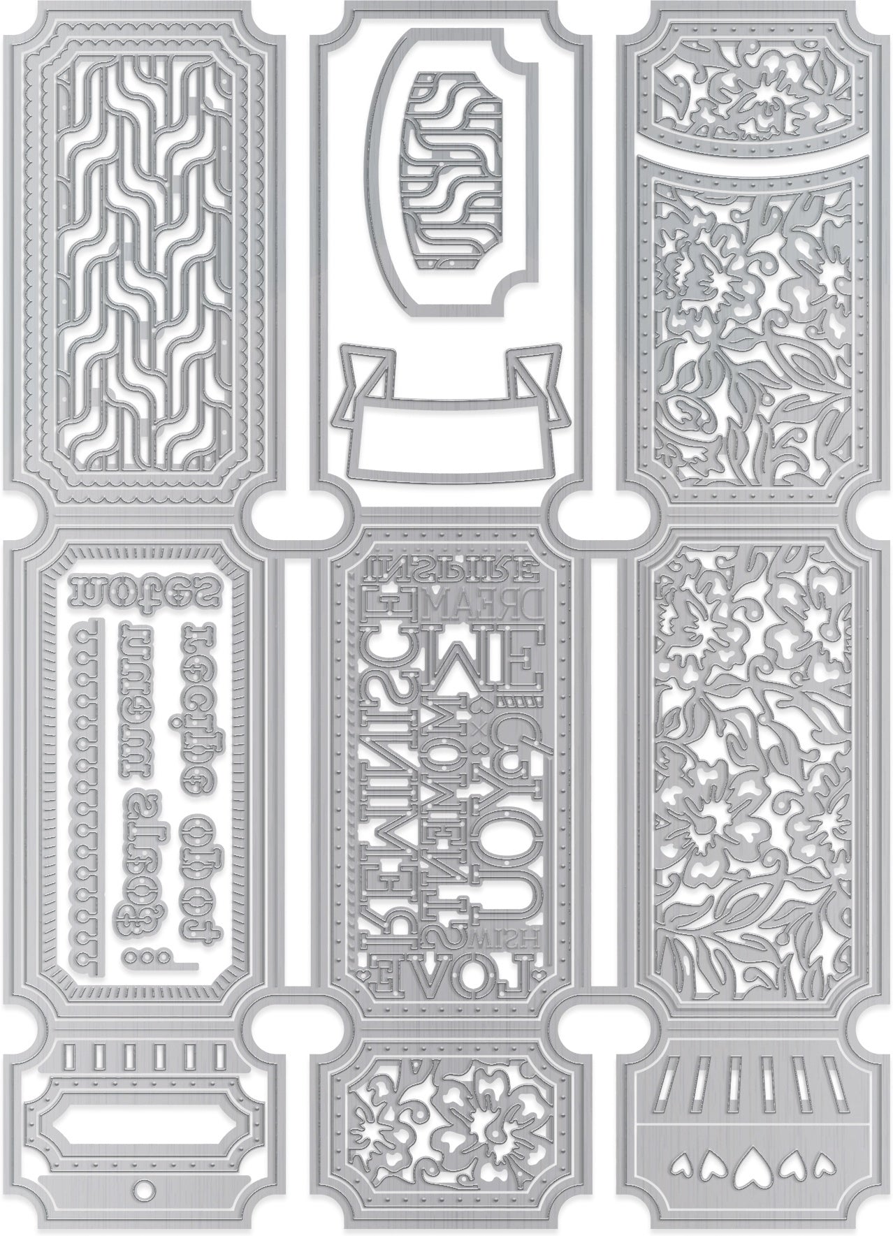 Tonic Studios Verso Dimensions Dies - Legacy Keeper Wallet