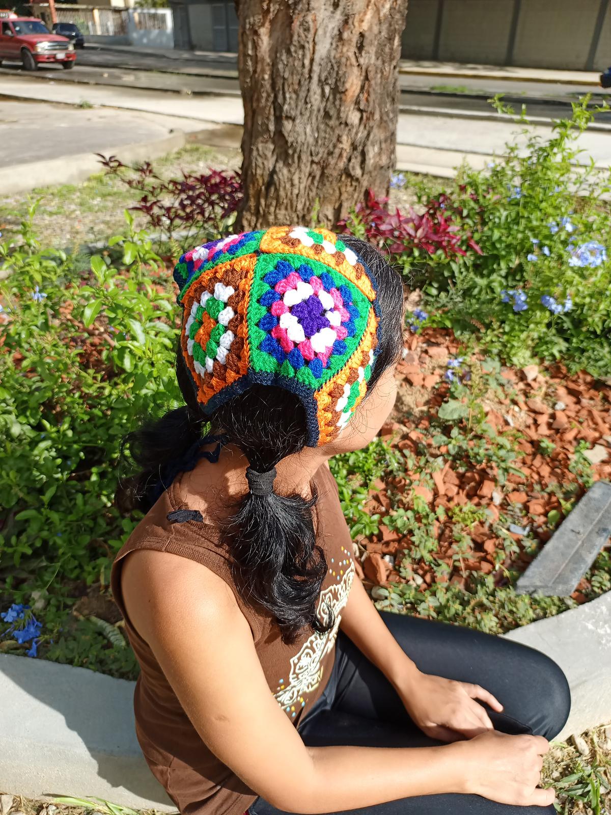 Granny Square Bandana Twins