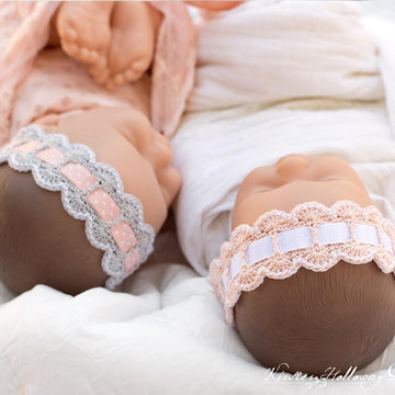 Scalloped Lace Baby Headband