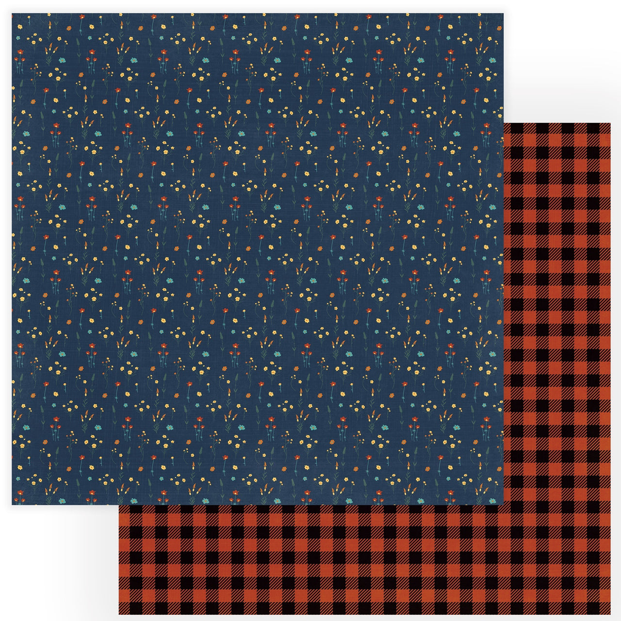 Photoplay Paper Camp Happy Bear Double-Sided Cardstock 12"X12" 25/Pkg - Wildflowers