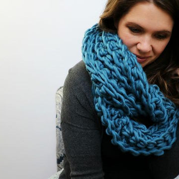 Super Bulky Ribbed Infinity
