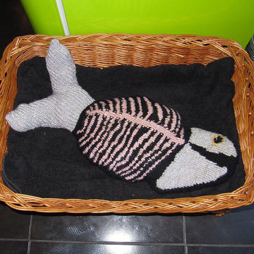 Luxury Fish Supper Silk Cushion