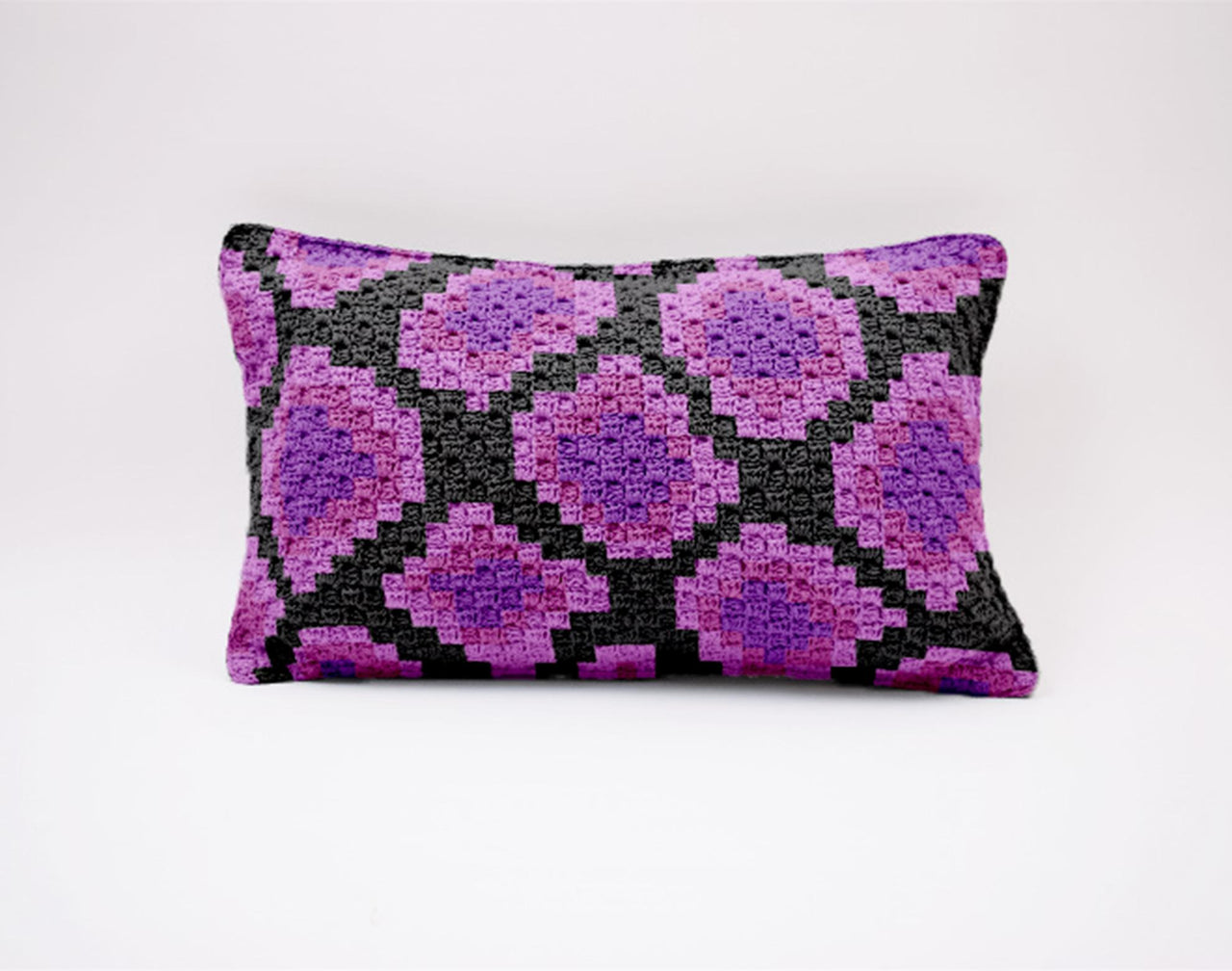 Pink Snake Pillow Cover C2C Crochet Pattern
