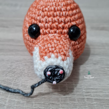 Fraser the Fox - UK Terminology - Amigurumi