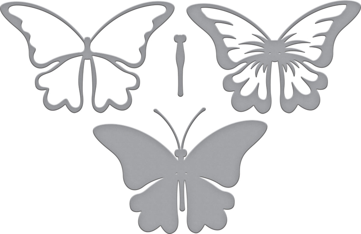 Spellbinders Indie Line Shapeabilities Dies - Layered Butterfly