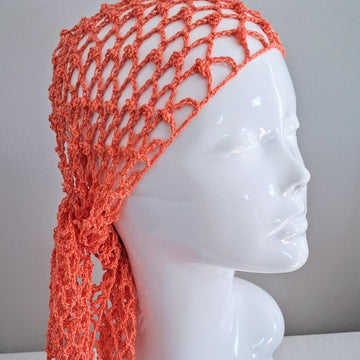 Crochet Trellis Mesh Head Wrap
