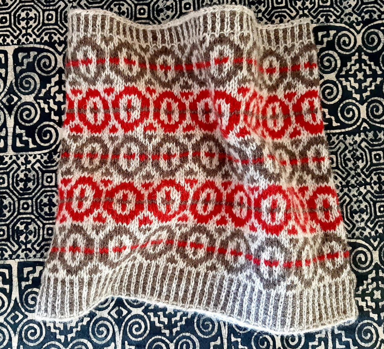 Ultra Fair Isle Cowl 1