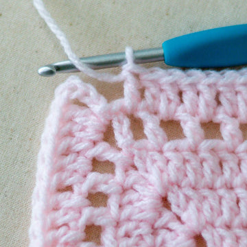 Midwife in a Square Crochet Baby Blanket