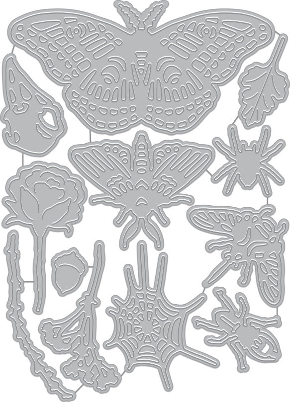 Hero Arts Fancy Dies - Curiosities Silhouette