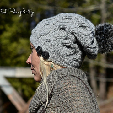Hourglass Cabled Beanie & Slouch