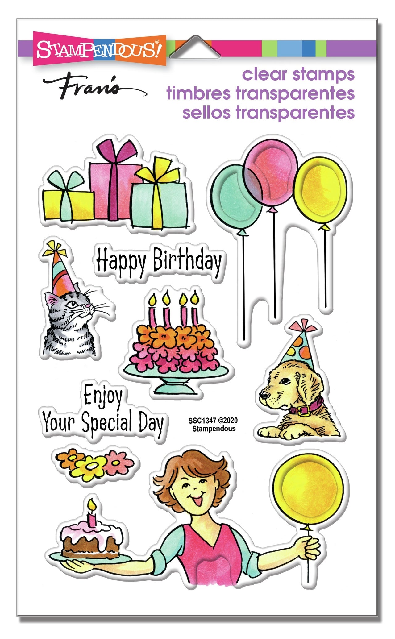 Stampendous Perfectly Clear Stamps - Birthday Gift