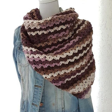 Triangle Shawl with Border
