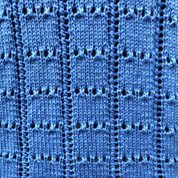 All Squared! Eyelet Sweater