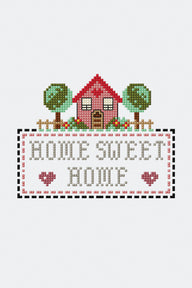 Home Sweet Home  in DMC - PAT0110 -  Downloadable PDF