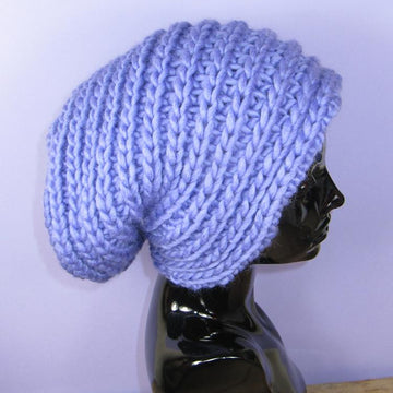 Super Chunky Side Rib Slouch Hat