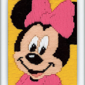 Vervaco Long Stitch Kit Disney Minnie Mouse Cross Stitch Kit