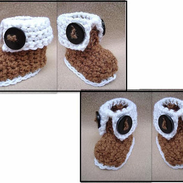 697 SPLIT CUFF UNISEX BABY BOOTS BOOTIES