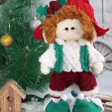 Set of clothes «The little Christmas guard»