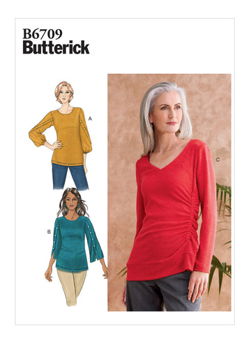 Butterick Misses' Top B6709 - Sewing Pattern