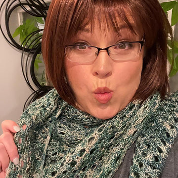 Return To Me Boomerang Shawl