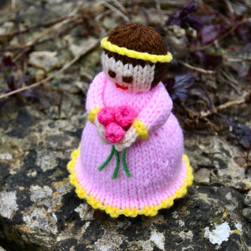 Celebration Flower Doll Knitting Pattern - Toy Knitting Pattern