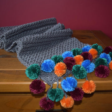 Pompom Scarf