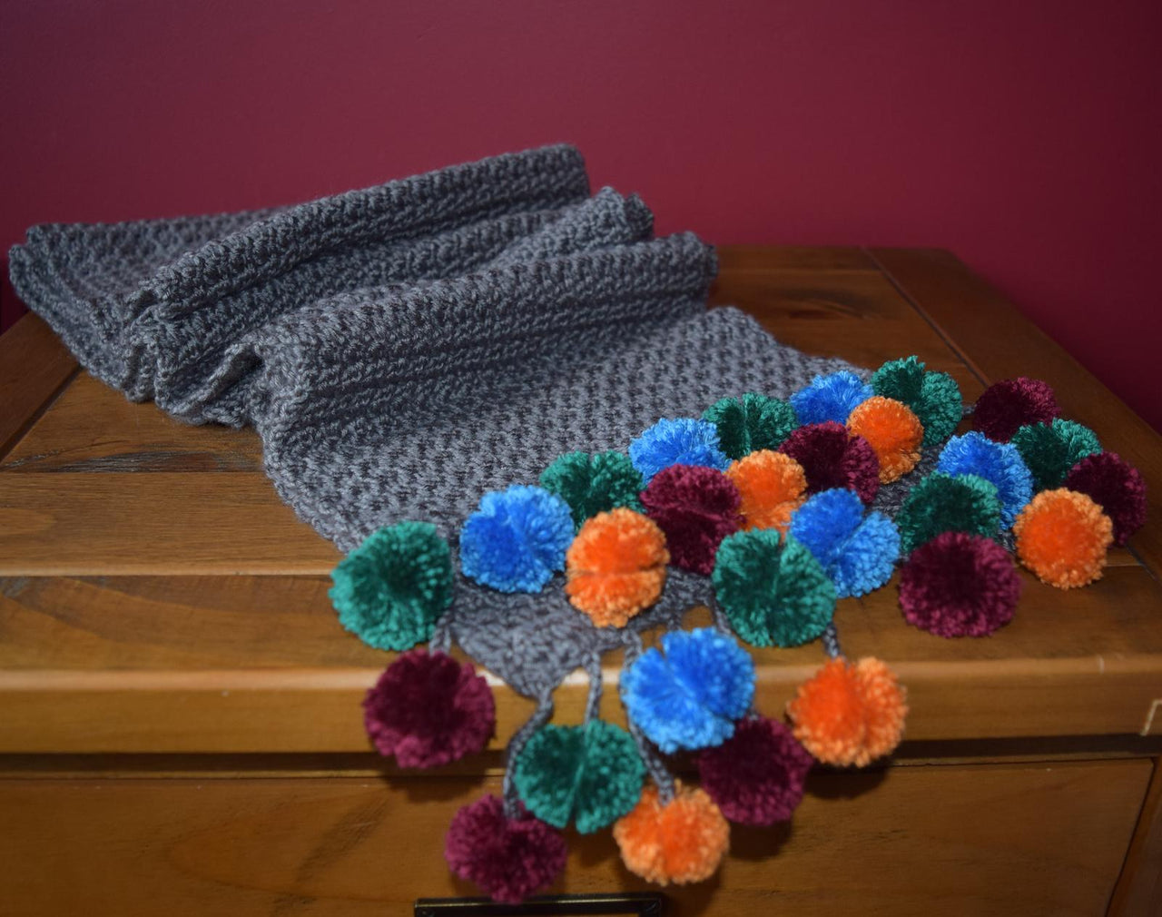 Pompom Scarf