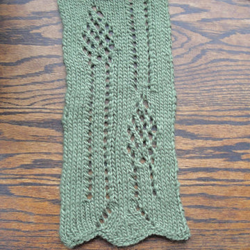 Asparagus Lace Scarf