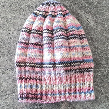 Mahoney - 4ply reversible family beanie - Sizes 2 years to man