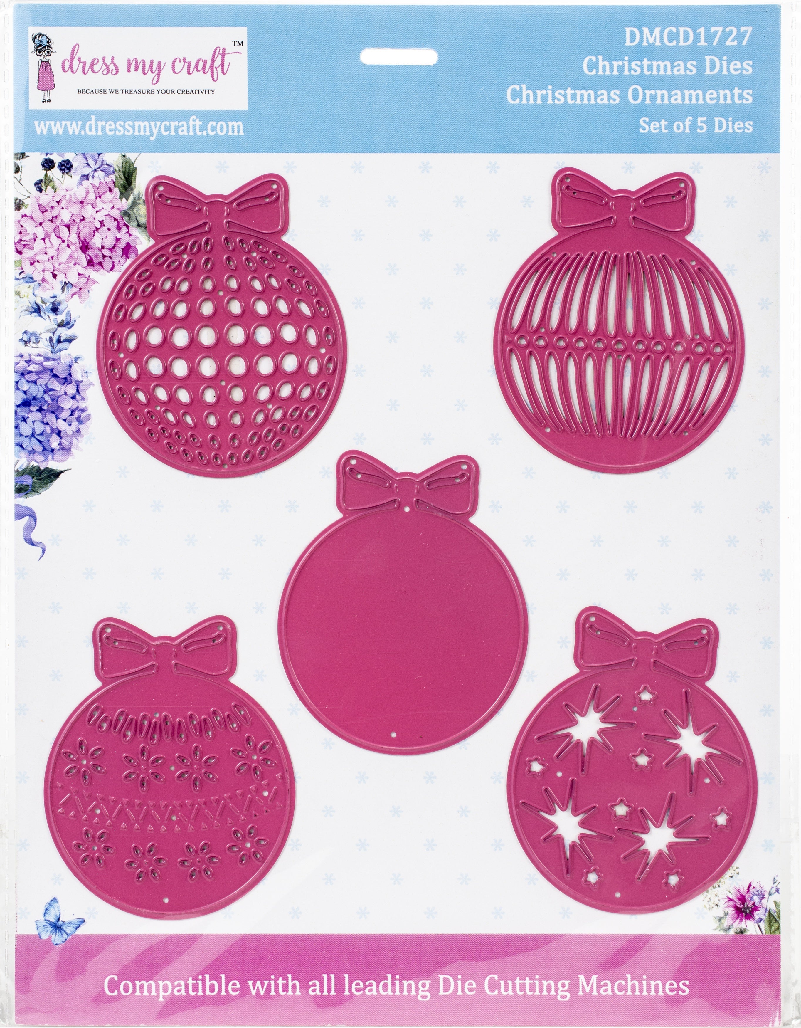 Dress My Craft Dies - Christmas- Christmas Ornaments