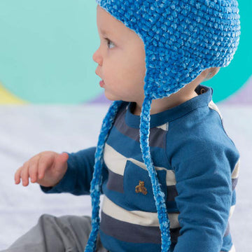 Soft Comfort Baby Hat in Red Heart Velvety - LW4589 - Downloadable PDF