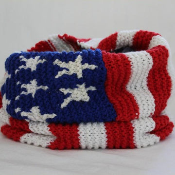 American Flag Infinity Scarf
