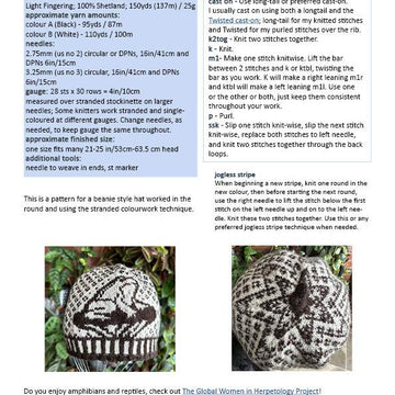 Herpetology hat