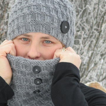 Winter Chill Reversible Cowl and Scarf