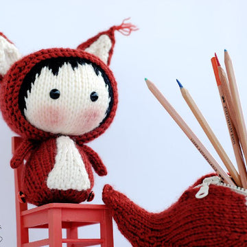 Big Tanoshi Squirrel Doll with removable tail