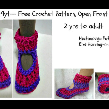 2049yt - Open Front Slipper