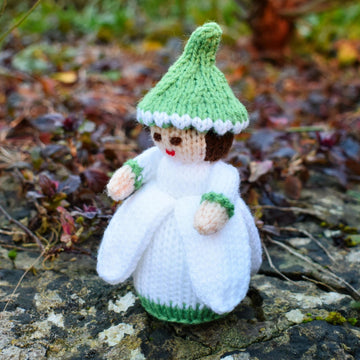 Snowdrop Doll Knitting Pattern - Toy Knitting Pattern
