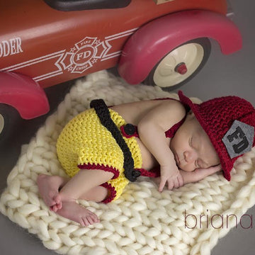 Newborn Firefighter Outfit