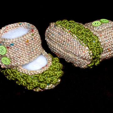 Sweet Berry Baby Booties