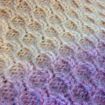 Easy Honeycomb Chunky Baby Blanket