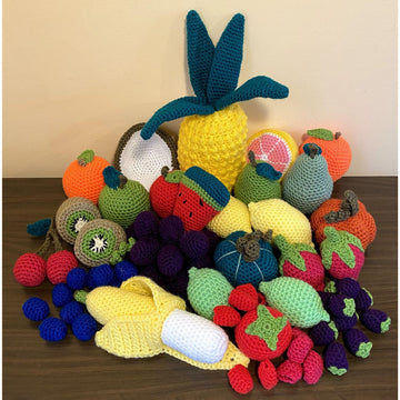 40 Fruits and Vegetables Crochet Patterns